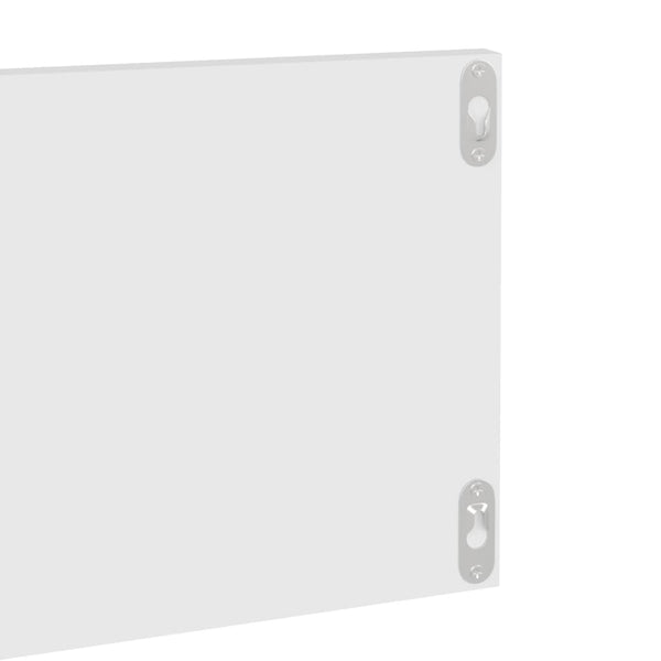 Weiße Wandregale, 4er Set, 80 cm