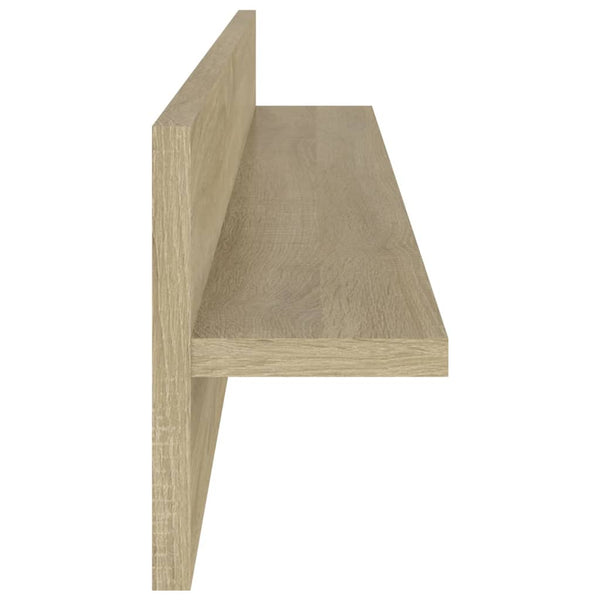 Wandregale 2er Set Sonoma Eiche 80cm