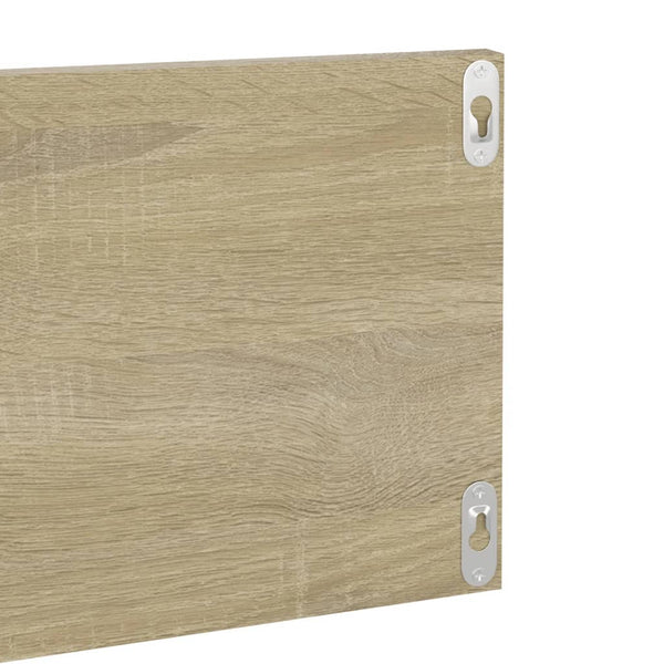 Wandregale 2er Set Sonoma Eiche 80cm