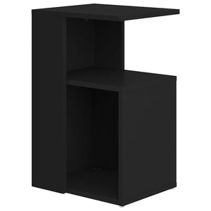 Schwarzer Beistelltisch 36x30x56 cm
