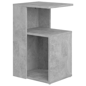 Betongrauer Beistelltisch 36x30x56 cm