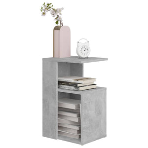 Betongrauer Beistelltisch 36x30x56 cm