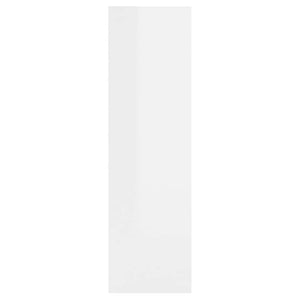 Wandregal Weiß Hochglanz 75 cm