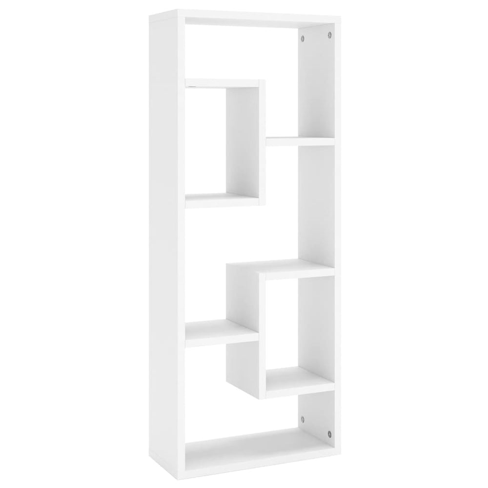 vidaXL Étagère Murale Blanc 36x16x90 cm Bois d'ingénierie