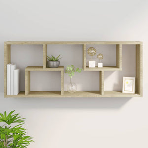 Wandregal Sonoma Eiche 36x16x90 cm