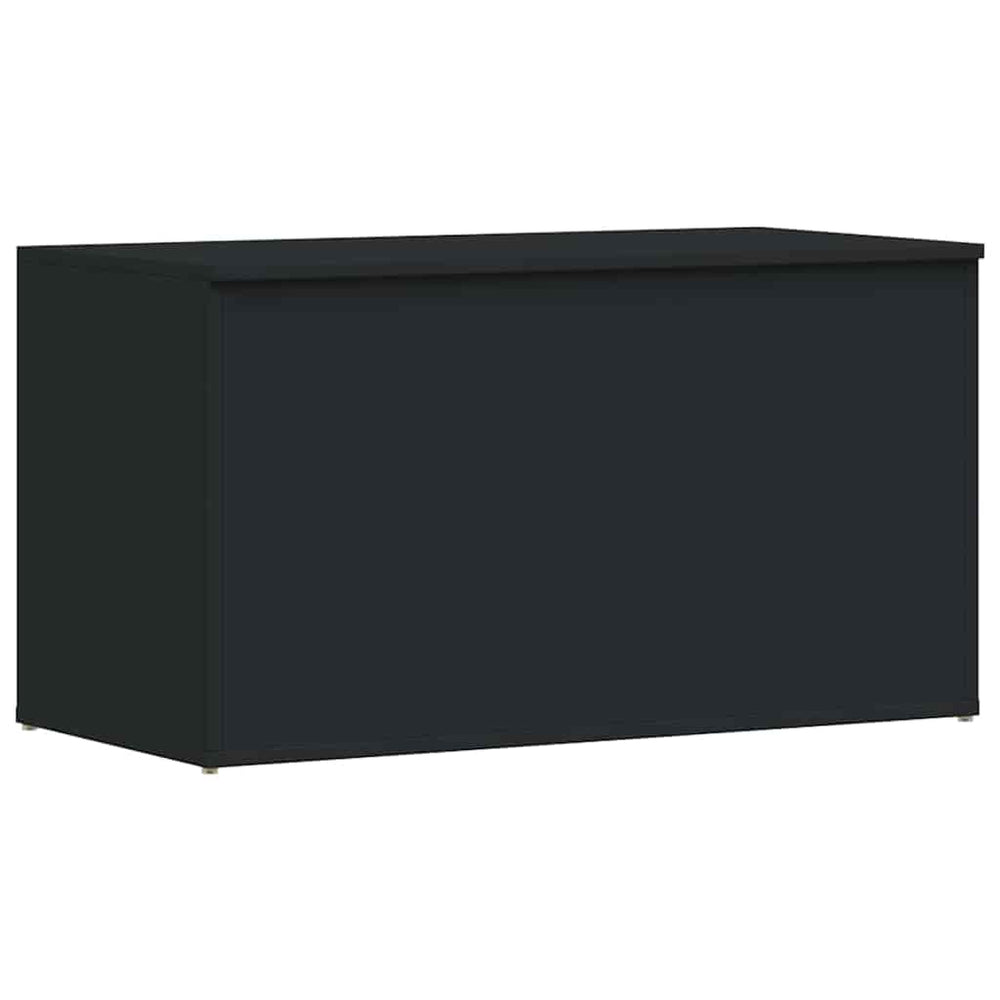 Schwarze Aufbewahrungstruhe 84x42x46 cm