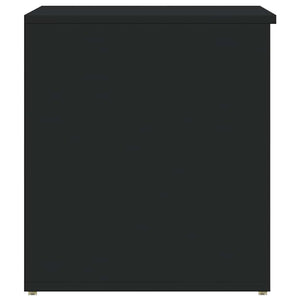 Schwarze Aufbewahrungstruhe 84x42x46 cm