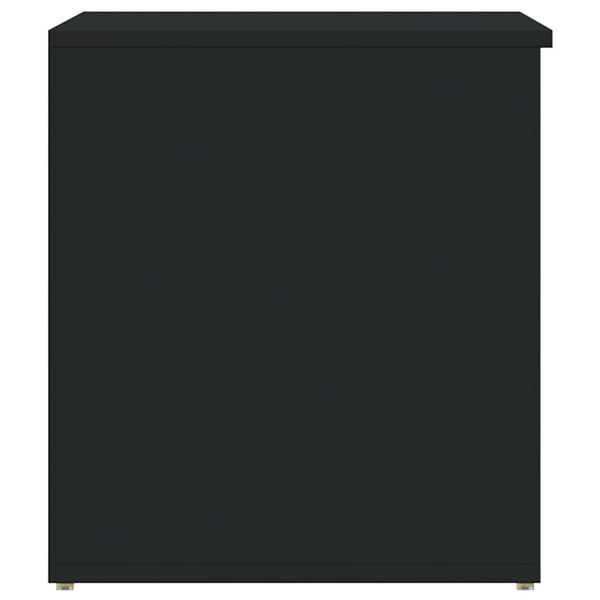 Schwarze Aufbewahrungstruhe 84x42x46 cm