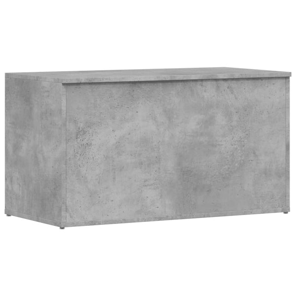 Betongraue Aufbewahrungstruhe 84 cm