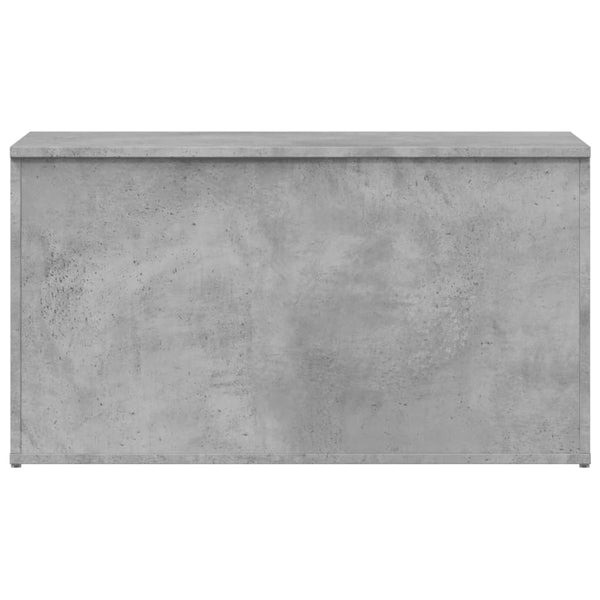 Betongraue Aufbewahrungstruhe 84 cm