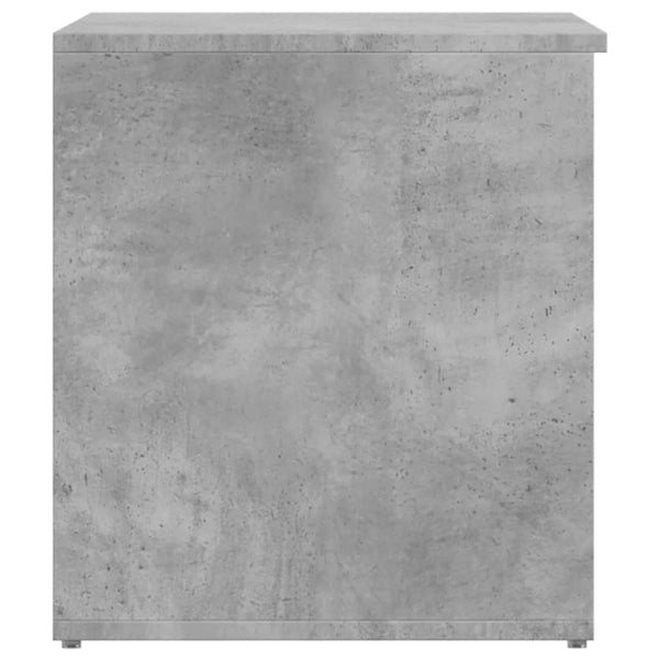 Betongraue Aufbewahrungstruhe 84 cm