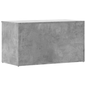 Betongraue Aufbewahrungstruhe 84 cm