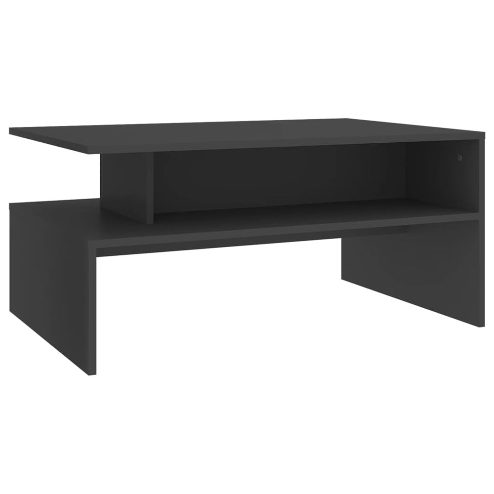 Grauer Couchtisch 90x60 cm