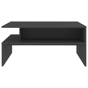 Grauer Couchtisch 90x60 cm