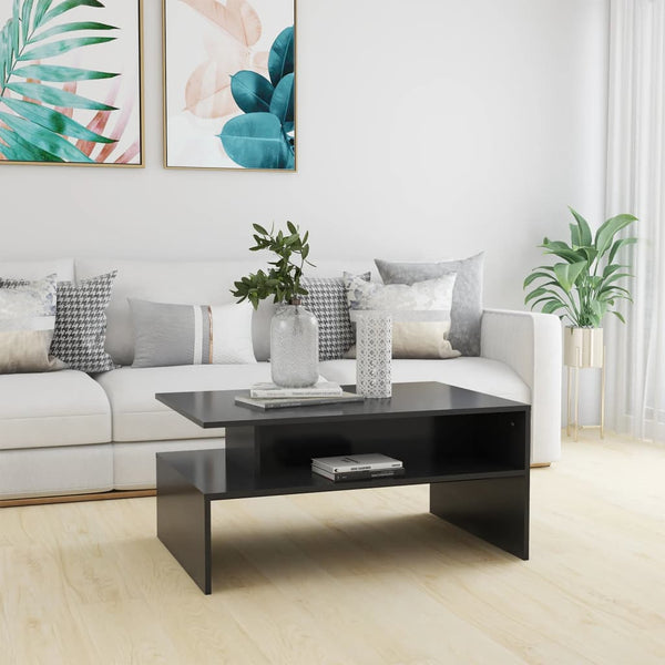 Grauer Couchtisch 90x60 cm