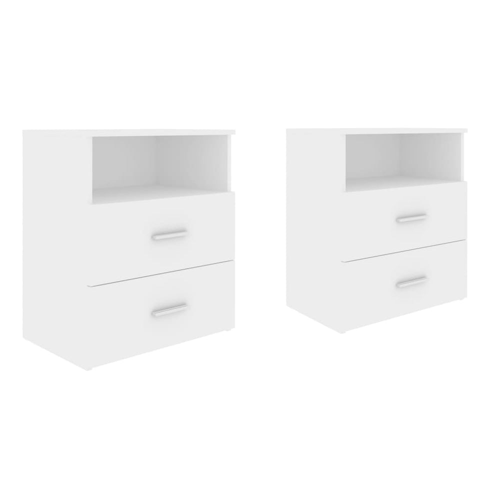 vidaXL Bedside Tables 2 pcs. White 50x32x60 cm