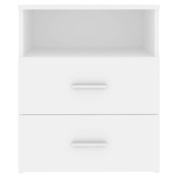 Nachttische Weiß 2er Set 50x32x60 cm