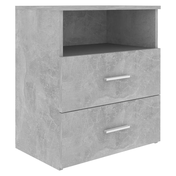 Nachttische 2er Set Betongrau 50x32x60cm
