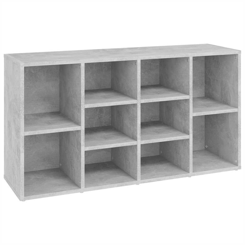 Schuhbank Betongrau 103 cm
