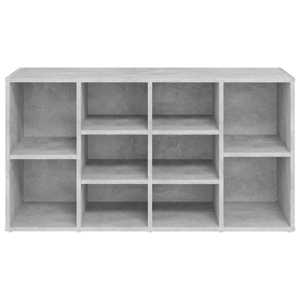 Schuhbank Betongrau 103 cm