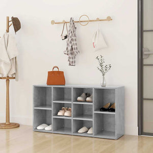 Schuhbank Betongrau 103 cm