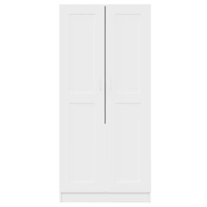 Weißer Kleiderschrank Holzwerkstoff 180 cm