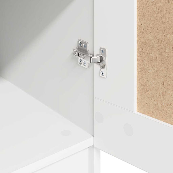 Weißer Kleiderschrank Holzwerkstoff 180 cm