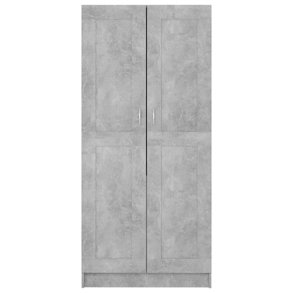 Kleiderschrank Betongrau 180 cm Hoch