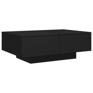 Schwarzer Couchtisch 90x60 cm