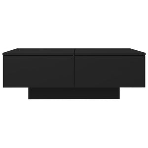 Schwarzer Couchtisch 90x60 cm