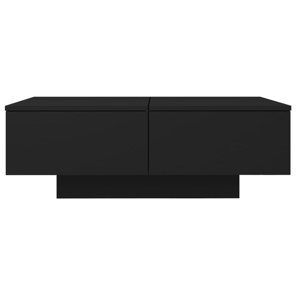 Schwarzer Couchtisch 90x60 cm