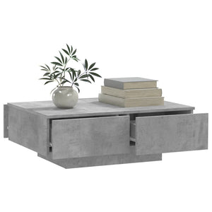 Betongrauer Couchtisch 90x60 cm