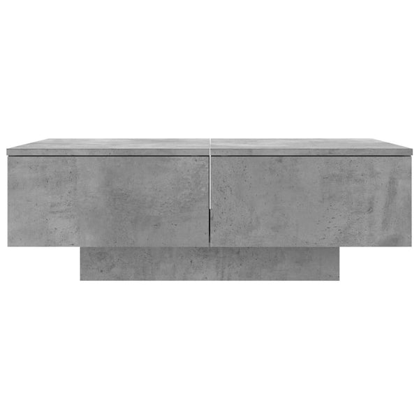 Betongrauer Couchtisch 90x60 cm