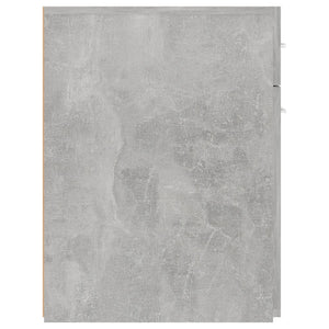 Betongrauer Apothekerschrank, 20x60 cm