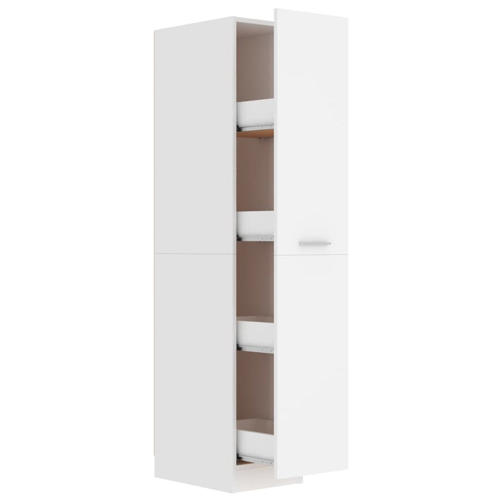 Weißer Apothekerschrank 30x42,5x150 cm