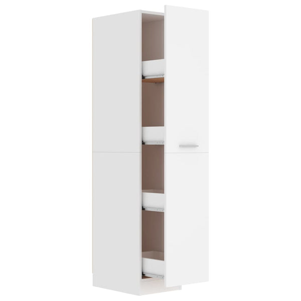 Weißer Apothekerschrank 30x42,5x150 cm