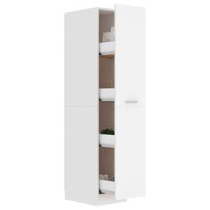 Weißer Apothekerschrank 30x42,5x150 cm