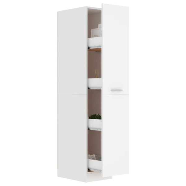 Weißer Apothekerschrank 30x42,5x150 cm