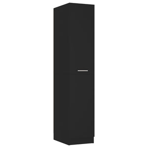 Schwarzer Apothekerschrank 30x42,5x150 cm
