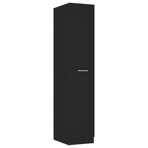 Schwarzer Apothekerschrank 30x42,5x150 cm