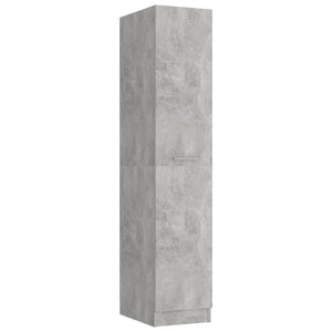 Betongrauer Apothekerschrank, 150 cm