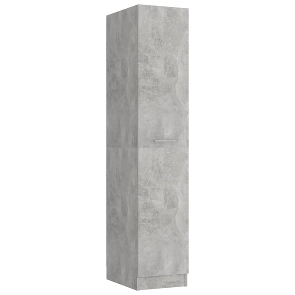 Betongrauer Apothekerschrank, 150 cm