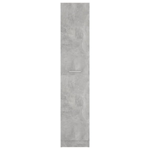 Betongrauer Apothekerschrank, 150 cm