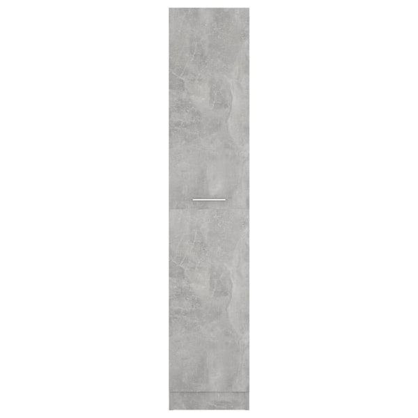 Betongrauer Apothekerschrank, 150 cm