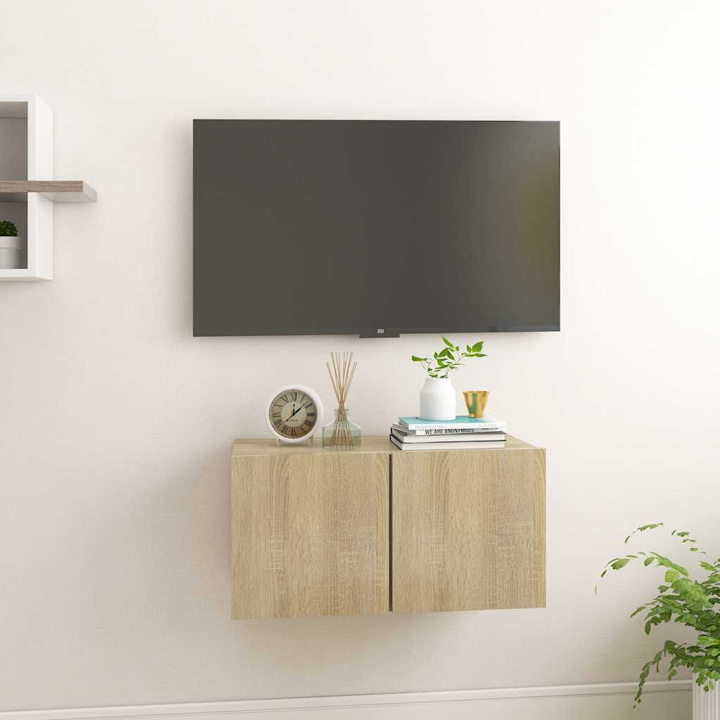 TV-Hängeschrank Sonoma Eiche 60 cm