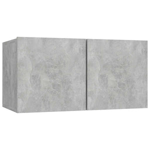 TV-Hängeschränke Betongrau 60x30x30 cm, 2er-Set