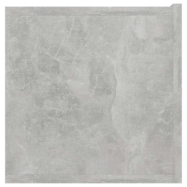 TV-Hängeschränke, 3er Set, Betongrau, 60 cm