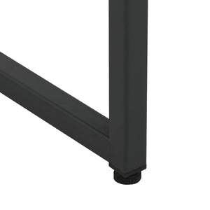 Schwarzes Stahl Sideboard 105 cm