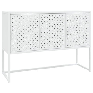 Weißes Stahl Sideboard 105 cm