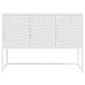 Weißes Stahl Sideboard 105 cm